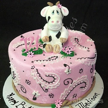 Animal Cake, Cow 01