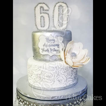 60th Anniversary Cake 02
