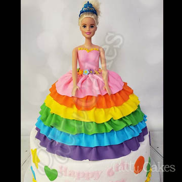 Character Cake Barbie 08