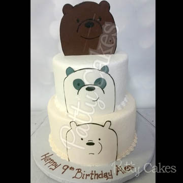 Character Cake Bare Bears 01