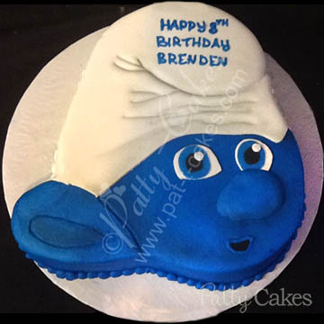 Character Cake Blue Man 01