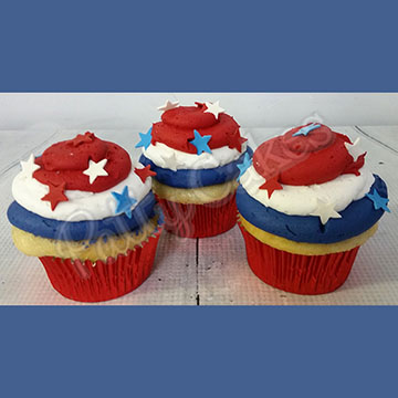 Decorated Cupcakes, Fourth of July Cupcakes 01