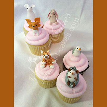 Decorated Cupcakes, Animal Cupcakes 01