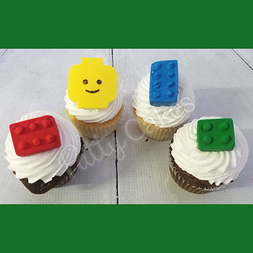 Decorated Cupcakes, Building Blocks Cupcakes 01