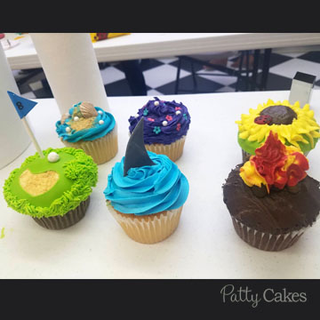 Decorated Cupcakes, Summer Cupcakes 1010