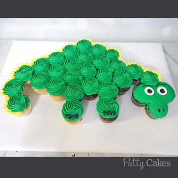 Decorated Cupcakes, Dino Cupcakes 01