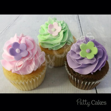 Decorated Cupcakes, Flower Cupcakes 01