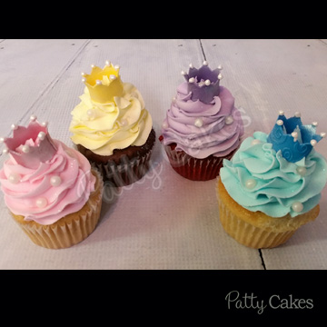 Decorated Cupcakes, Princess Cupcakes 01