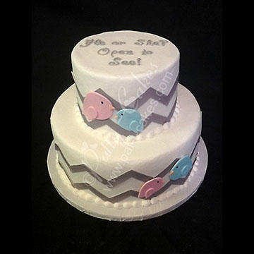 Gender Reveal Cake 02