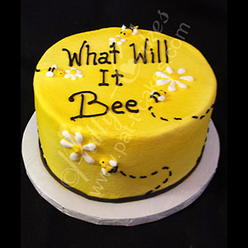 Gender Reveal Cake 06